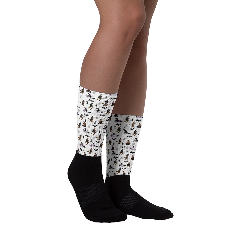 Halloween Socks,Halloween All Over Print Socks /That Witch SHAVA