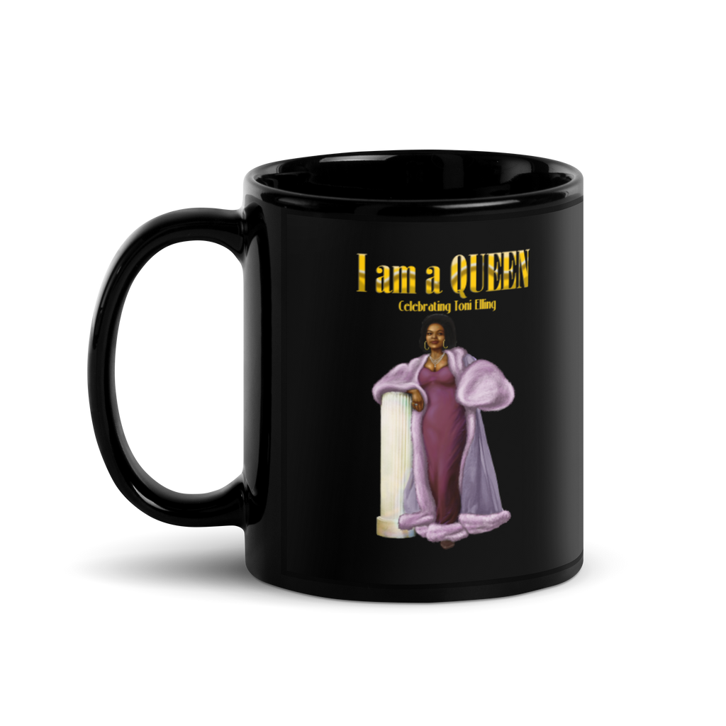 VCC /Black Glossy Mug/I am a Queen SHAVA