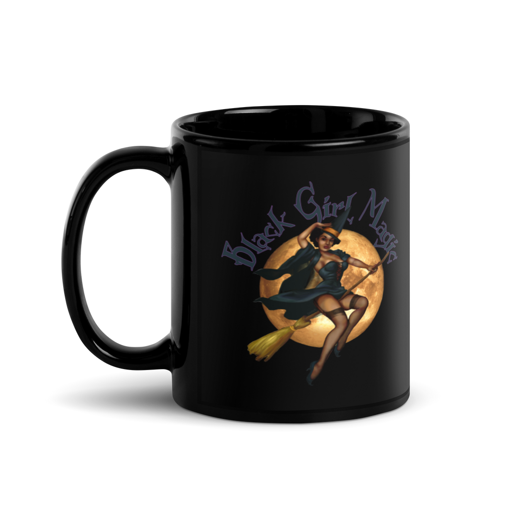 Halloween/Black Glossy Mug/Black Girl Magic SHAVA