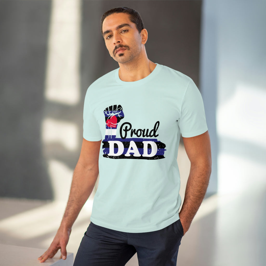 Leather Pride Flag T-shirt Unisex Size - Proud Dad Printify