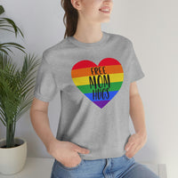 Thumbnail for Rainbow Pride Flag Mother's Day Unisex Short Sleeve Tee - Free Mom Hugs SHAVA CO
