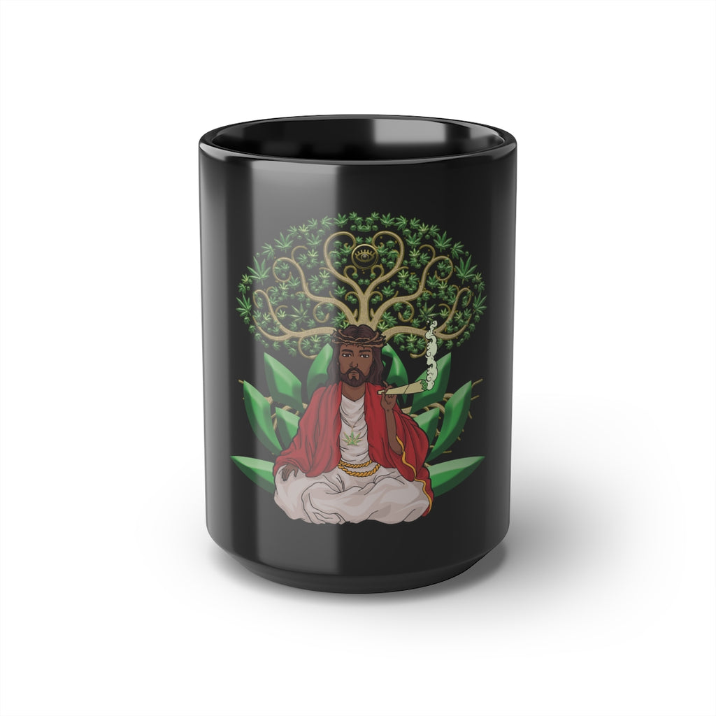 KCC Home & Livings-Mugs  15oz / Home Living / Black Jesus Printify