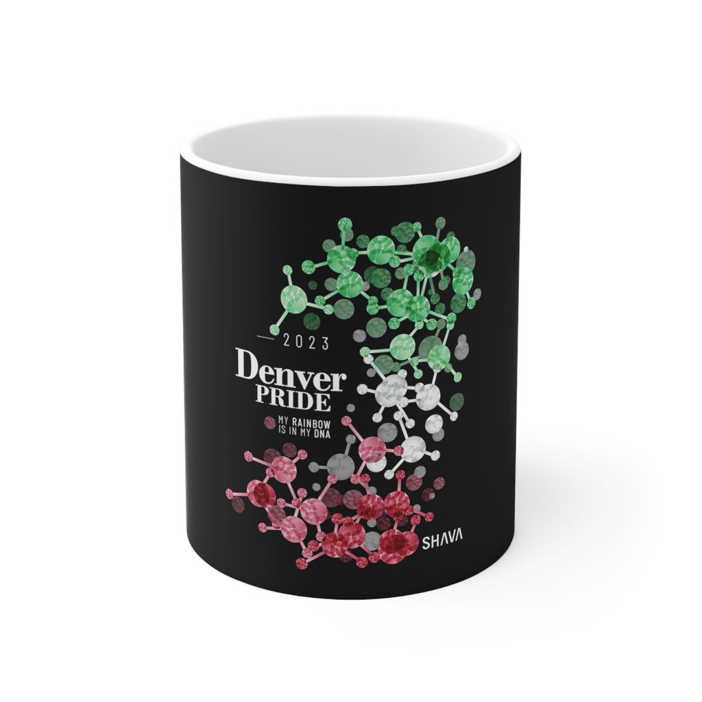 Abrosexual Flag Ceramic Mug Denver Pride - Rainbow Is In My DNA SHAVA CO