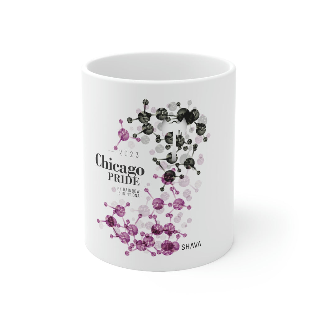 Labrys Lesbian Flag Ceramic Mug Chicago Pride - Rainbow Is In My DNA SHAVA CO