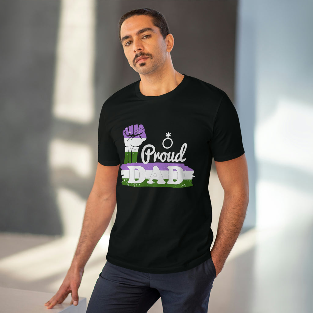 Genderqueer Pride Flag T-shirt Unisex Size - Proud Dad Printify