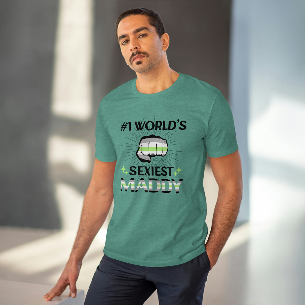 Agender Pride Flag T-shirt Unisex Size - #1 Word's Sexiest Maddy Printify