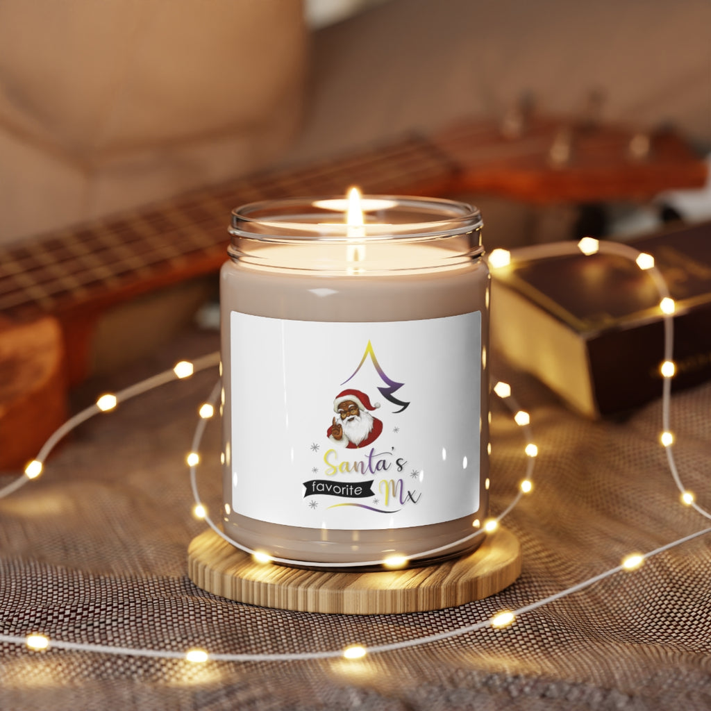 Christmas Nob-Binary Scented Soy Candle, 9oz Printify