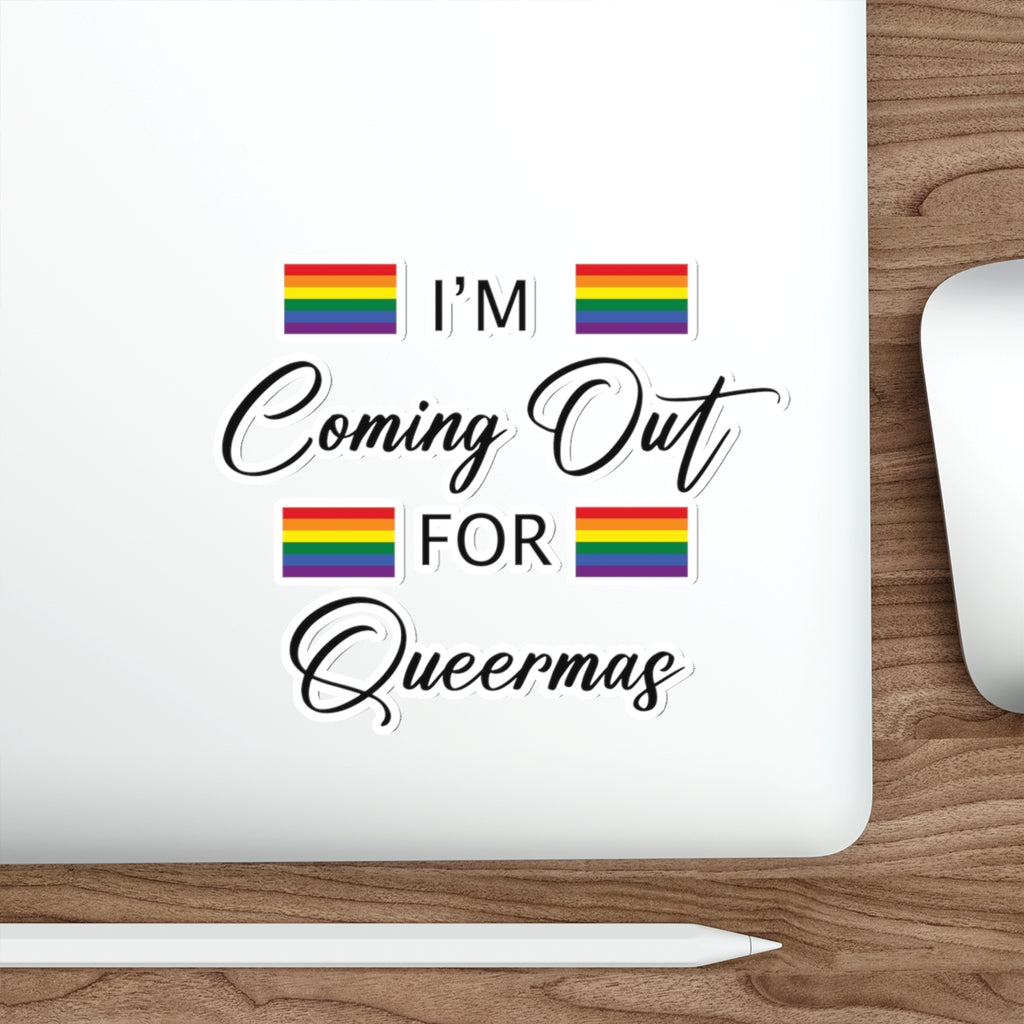 Christmas LGBTQ Die-Cut Stickers Printify