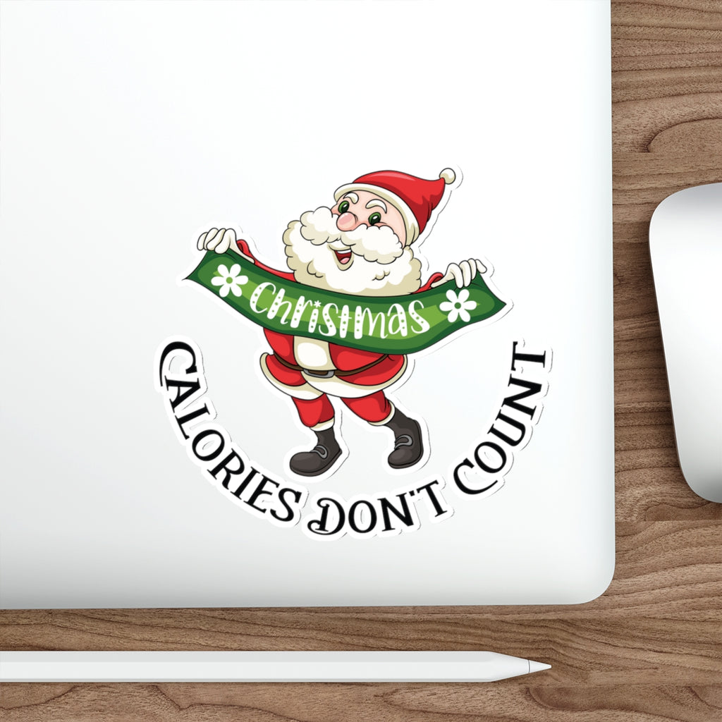 Christmas Die-Cut Stickers Printify