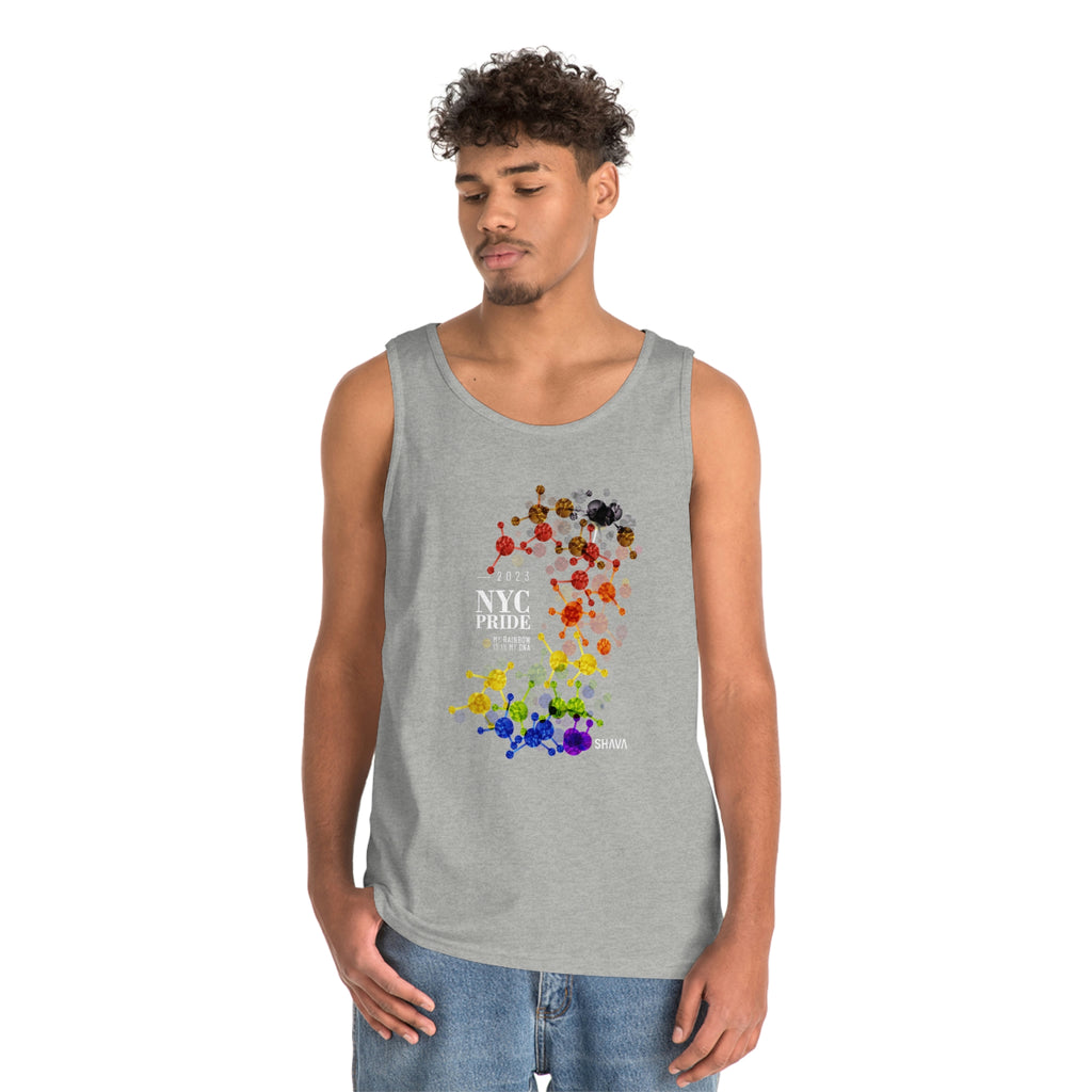 Philadelphia Flag NYC Pride Heavy Cotton Tank Top Unisex Size - My Rainbow Is In My DNA SHAVA