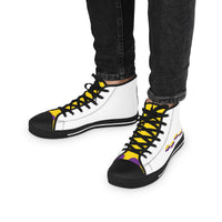 Thumbnail for Intersexual Flag Kisses LGBTQ High Top Sneakers Unisex Size Printify