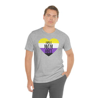 Thumbnail for Nonbinary Pride Flag Mother's Day Unisex Short Sleeve Tee - Free Mom Hugs SHAVA CO