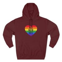 Thumbnail for Rainbow Flag Mother's Day Unisex Premium Pullover Hoodie - Free Mom Hug Printify