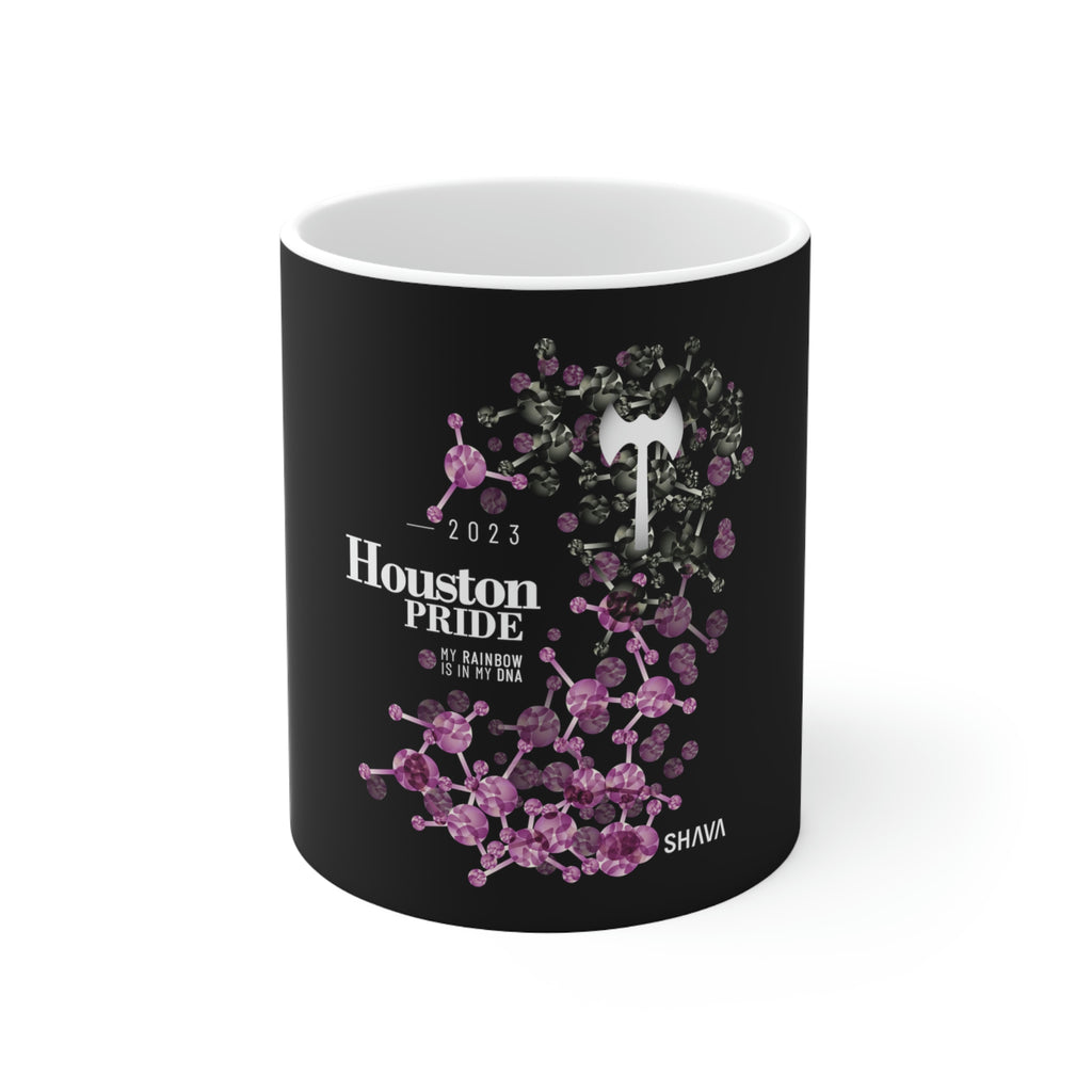 Labrys Lesbian Flag Ceramic Mug Houston Pride - Rainbow Is In My DNA SHAVA CO