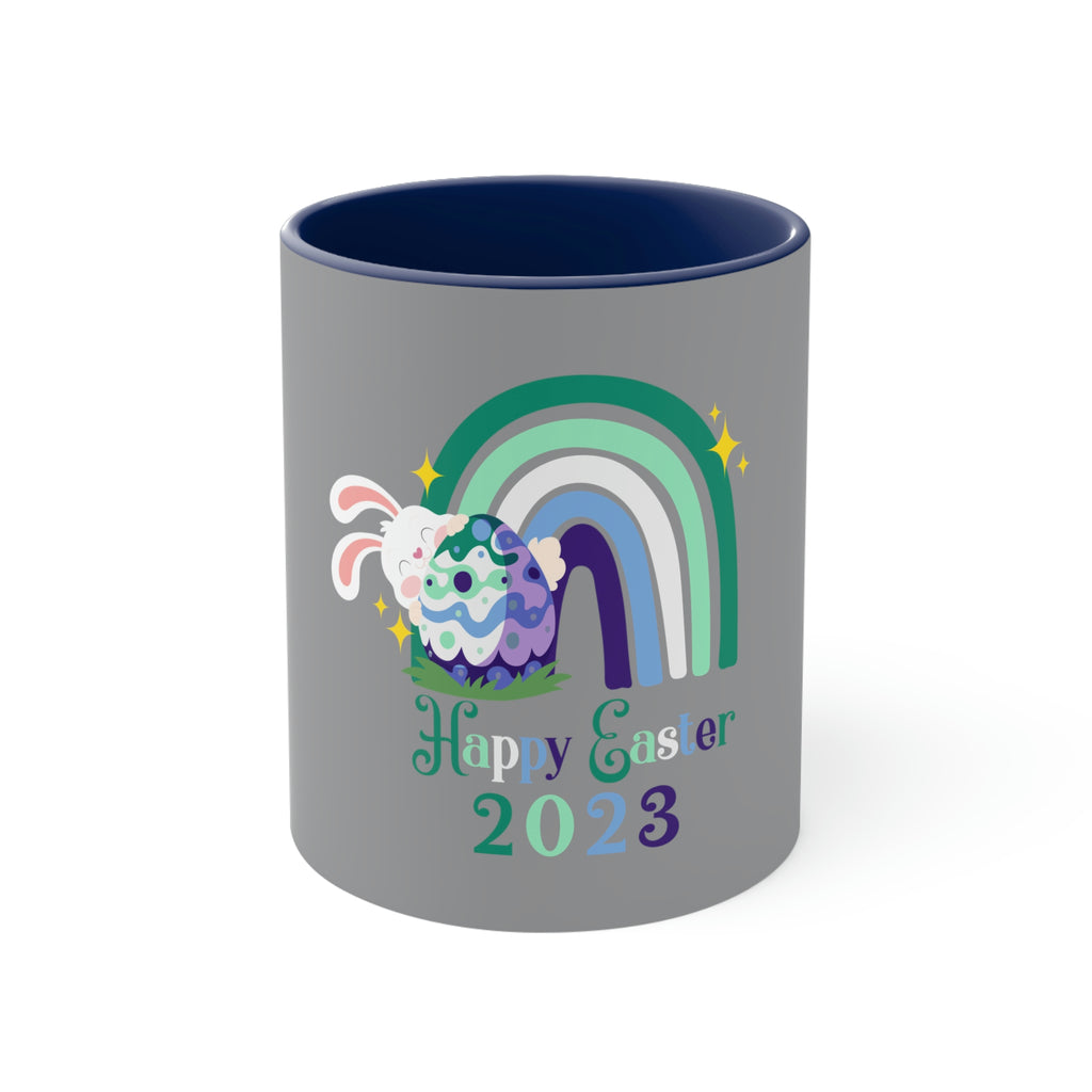 Gay Flag Accent Coffee Mug Easter Festival - Happy Easter 2023 SHAVA