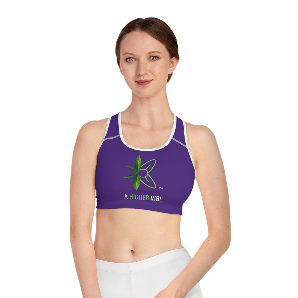 KCC Women's Sportswear Sports Bra (AOP) / KUSH Logo Printify