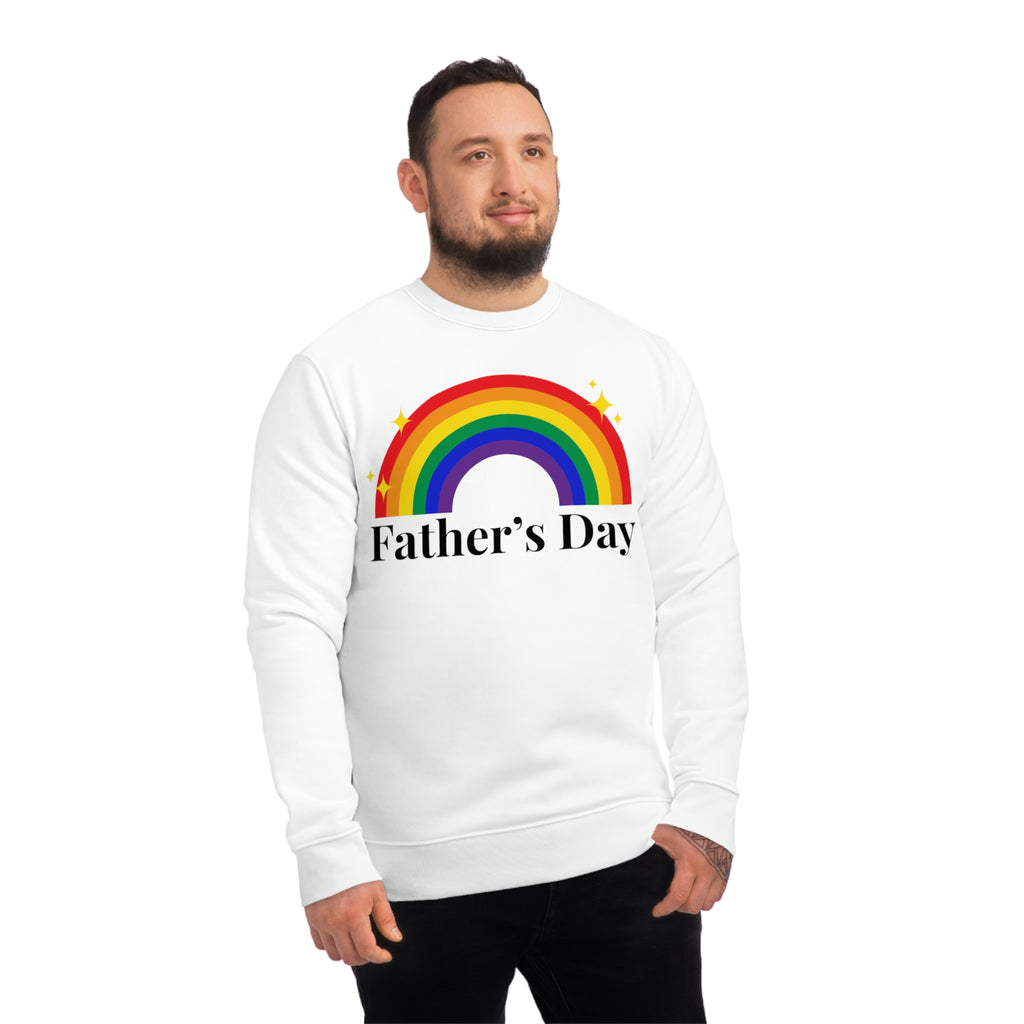 Rainbow Pride Flag Sweatshirt Unisex Size - Father's Day Printify