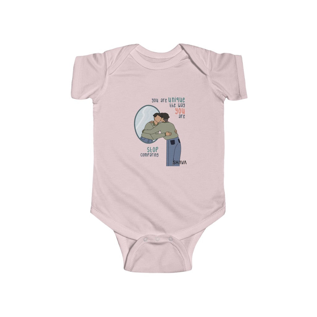 IAC KIDS Clothing  Infant Fine Jersey Bodysuit / You are Unique Printify