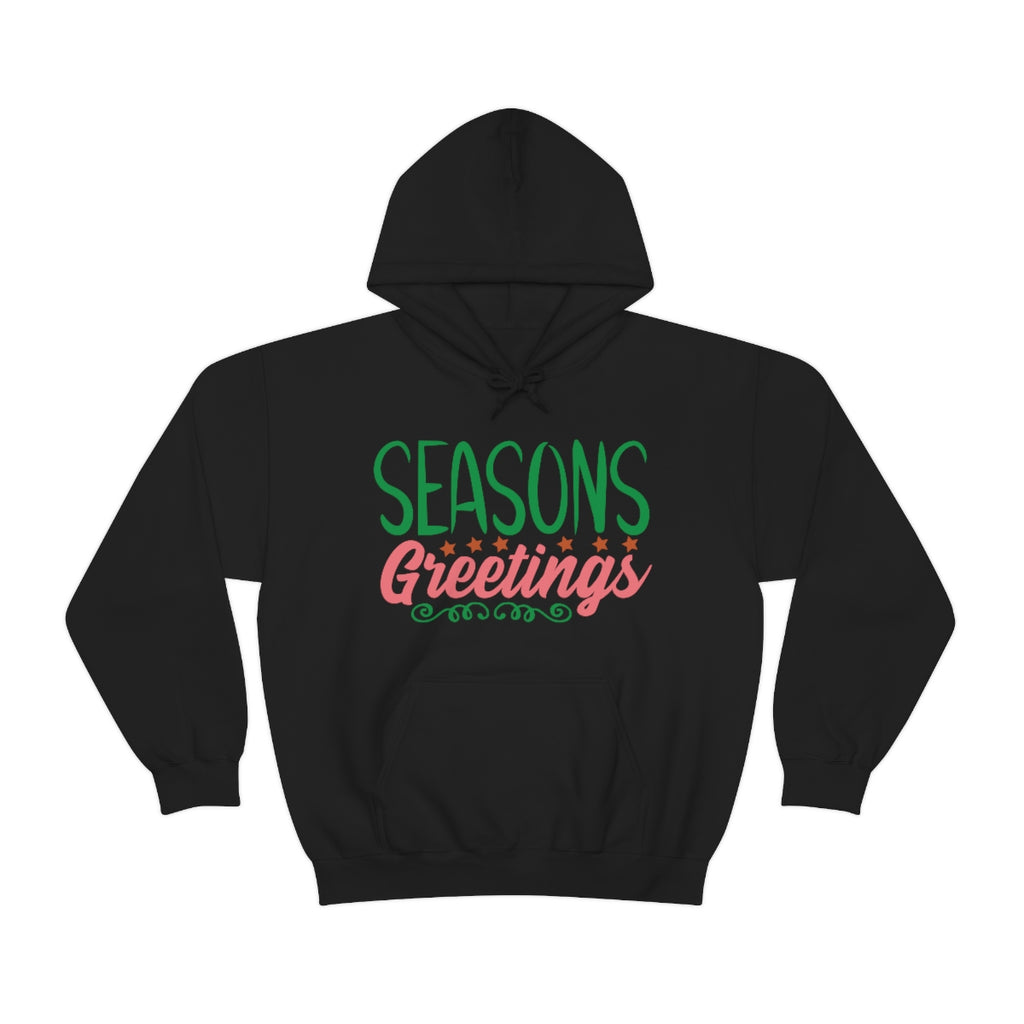 Merry Christmas Hoodie Unisex Custom Hoodie , Hooded Sweatshirt , Season’s Greetings Printify