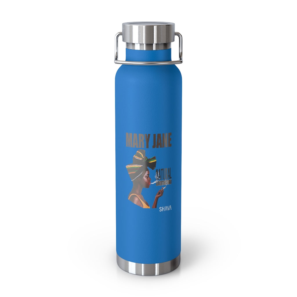 VCC Home & Livings-Bottles & Tumblers  /Copper Vacuum Insulated Bottle, 22oz/  Natural Wombman Printify