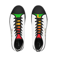 Thumbnail for Pride Flag Kisses LGBTQ High Top Sneakers Unisex Size Printify