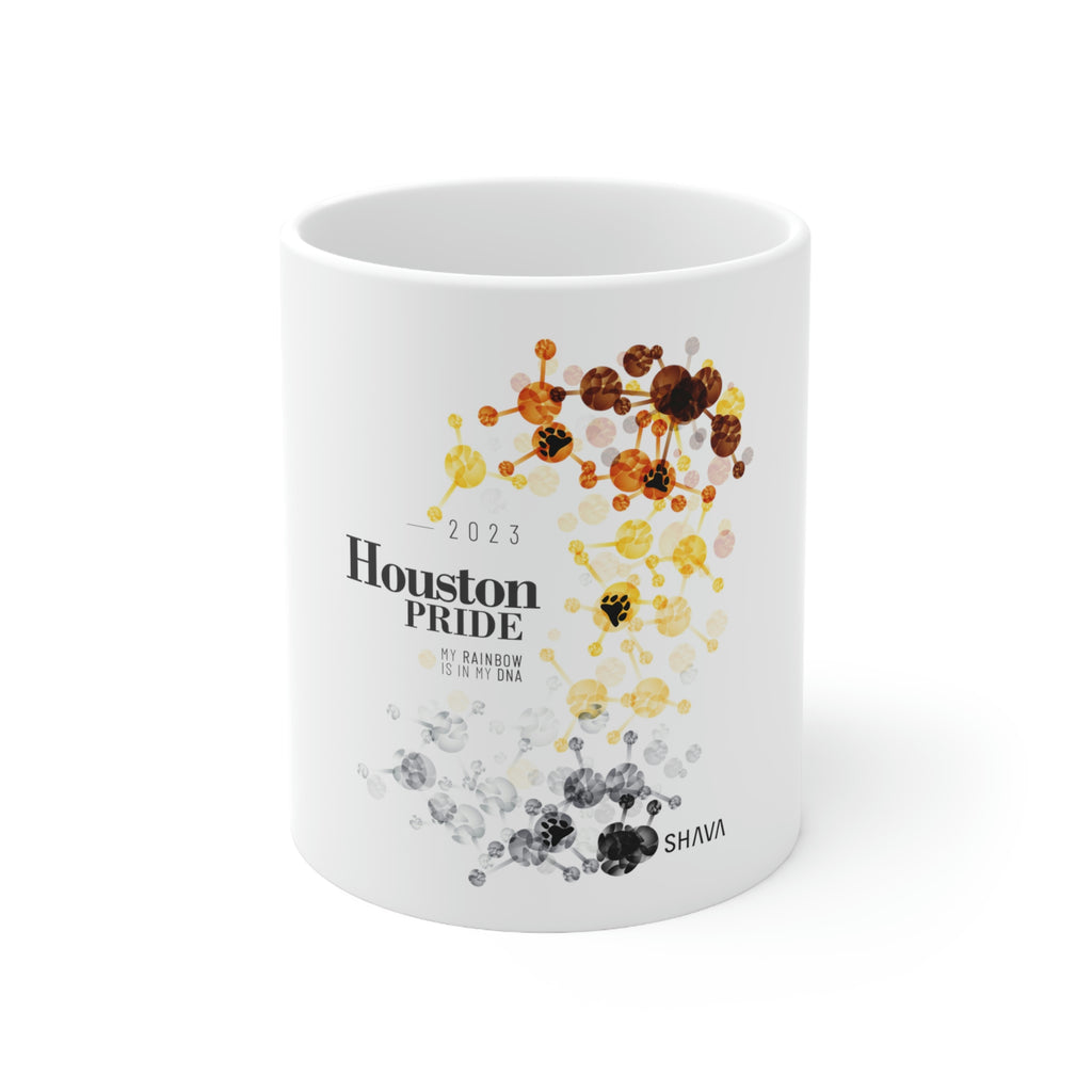 Bear Flag Ceramic Mug Houston Pride - Rainbow Is In My DNA SHAVA CO
