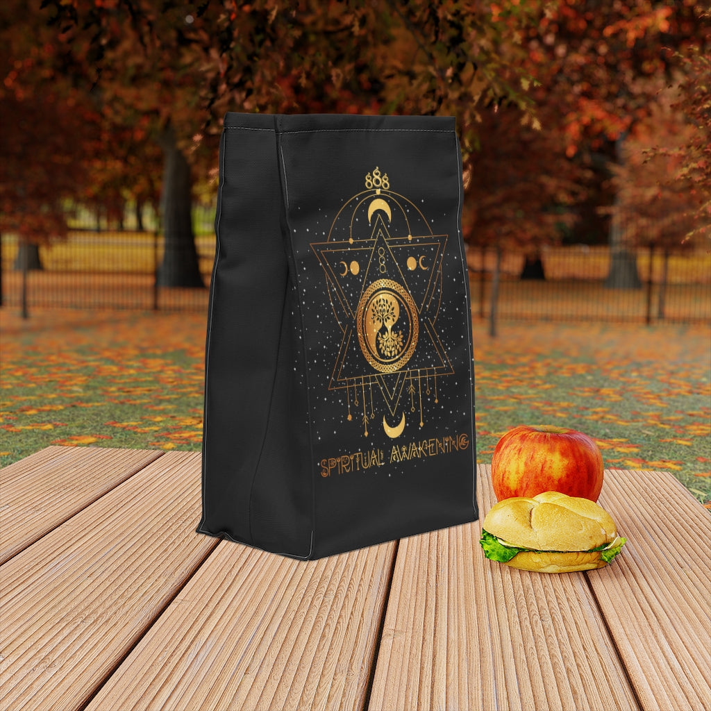 SAC Home & Livings Kitchen Accessories   / Polyester Lunch Bag /Spiritual Awakening Printify