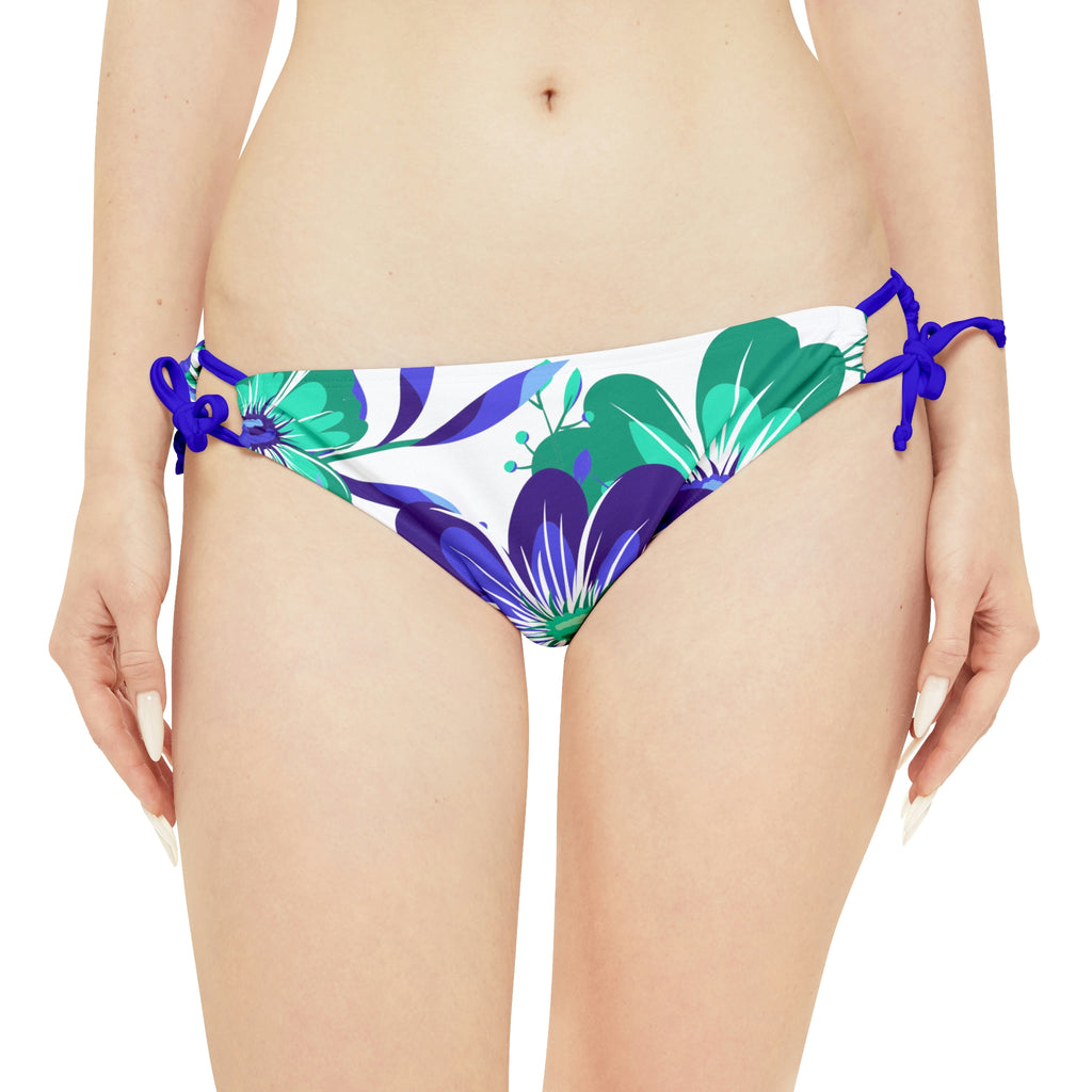 Gay Pride Flag Loop Tie Side Bikini Bottom Printify