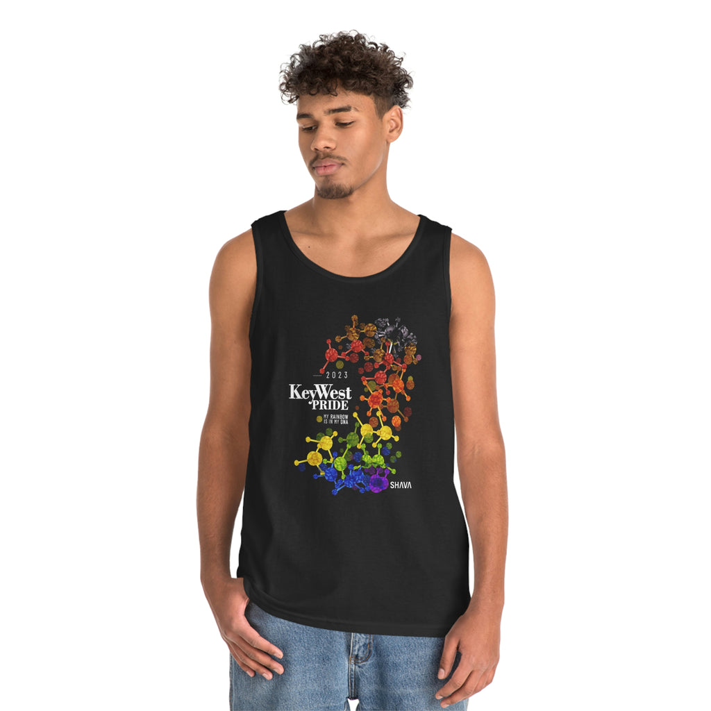 Philadelphia Flag Key West Pride Heavy Cotton Tank Top Unisex Size - My Rainbow Is In My DNA SHAVA