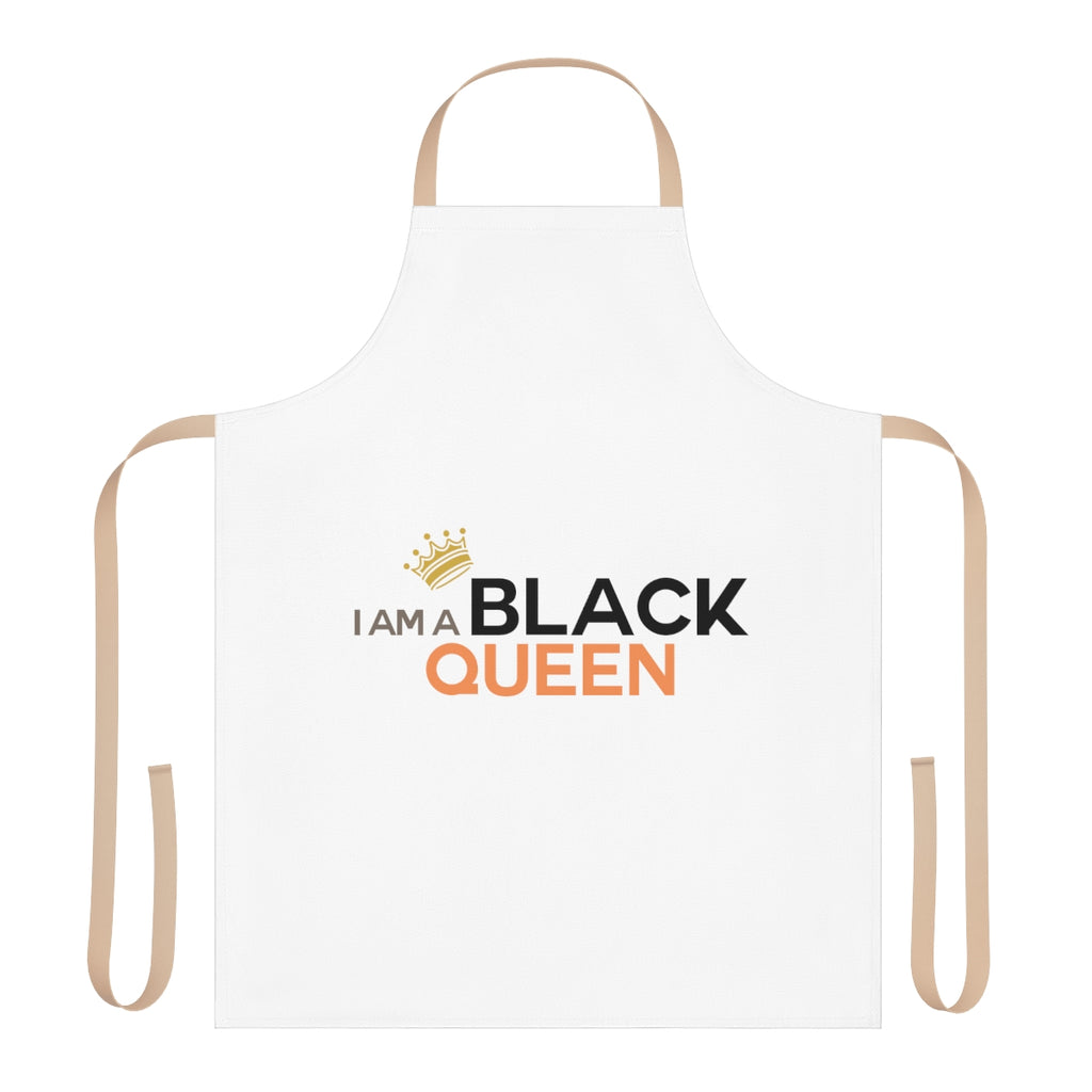 IAC  Home & Livings-Kitchen Accessories / Kitchen Accessories / Apron (AOP) /I am a black queen Printify