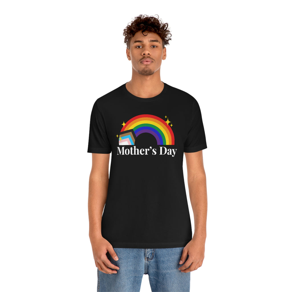 Progress Pride Flag Mother's Day Unisex Short Sleeve Tee - Mother's Day SHAVA CO