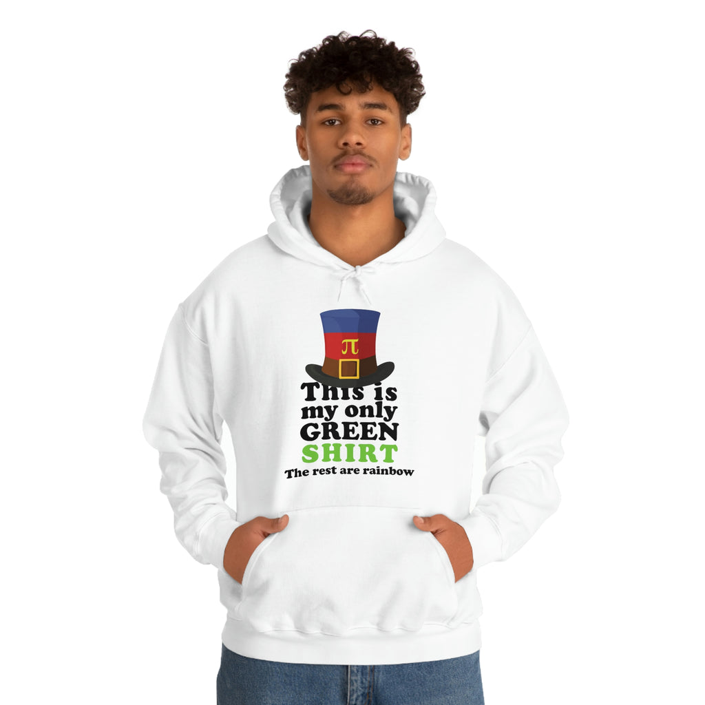 Polyamory Flag Hoodie St. Patrick's Day Unisex Size - This Is Only My Green Shirt SHAVA