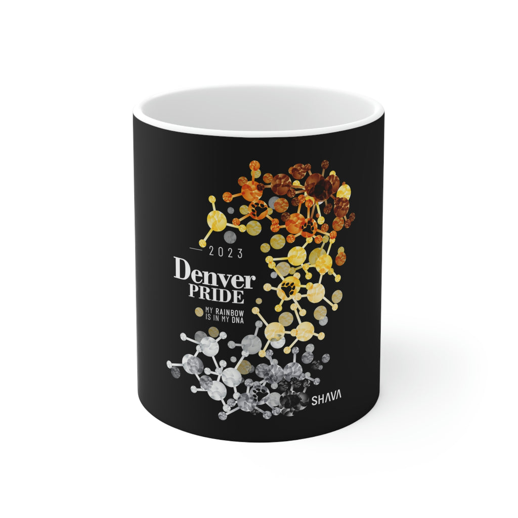 Bear Flag Ceramic Mug Denver Pride - Rainbow Is In My DNA SHAVA CO