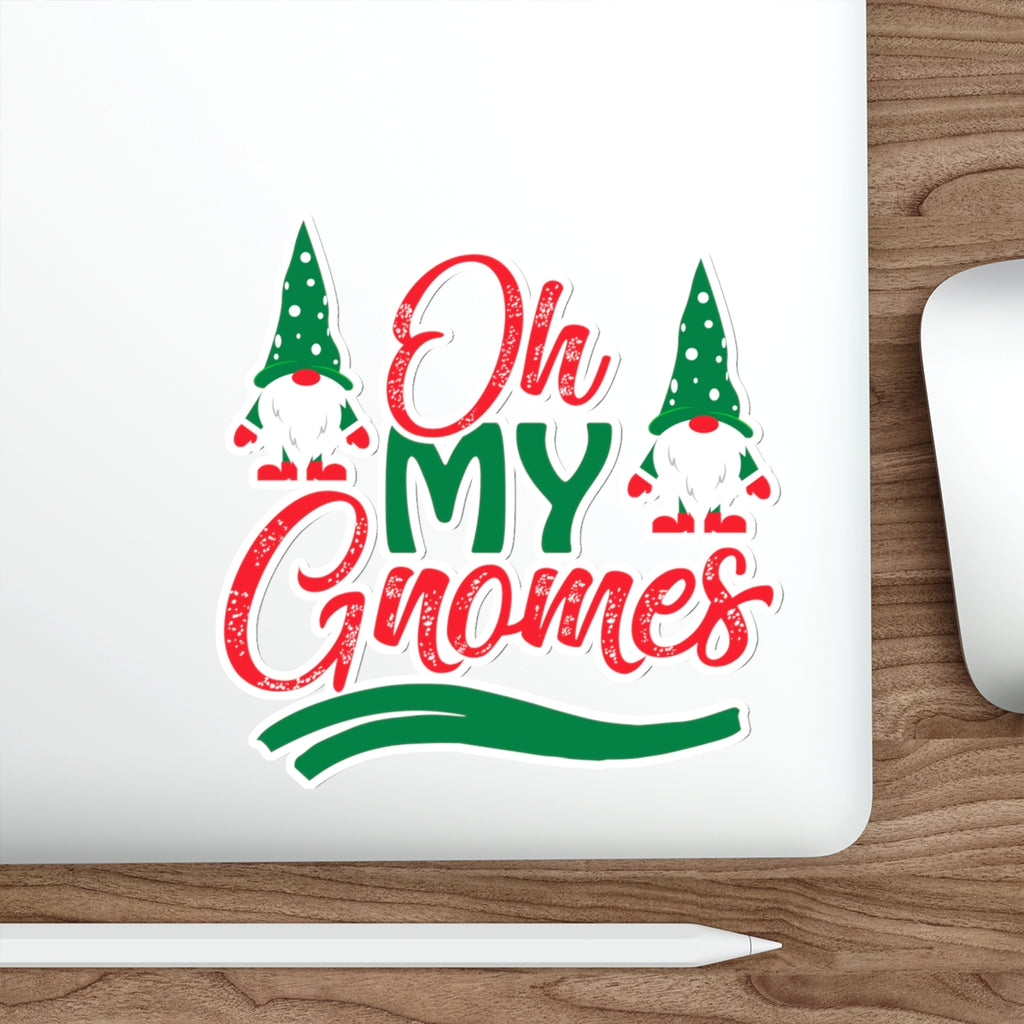 Christmas Die-Cut Stickers Printify