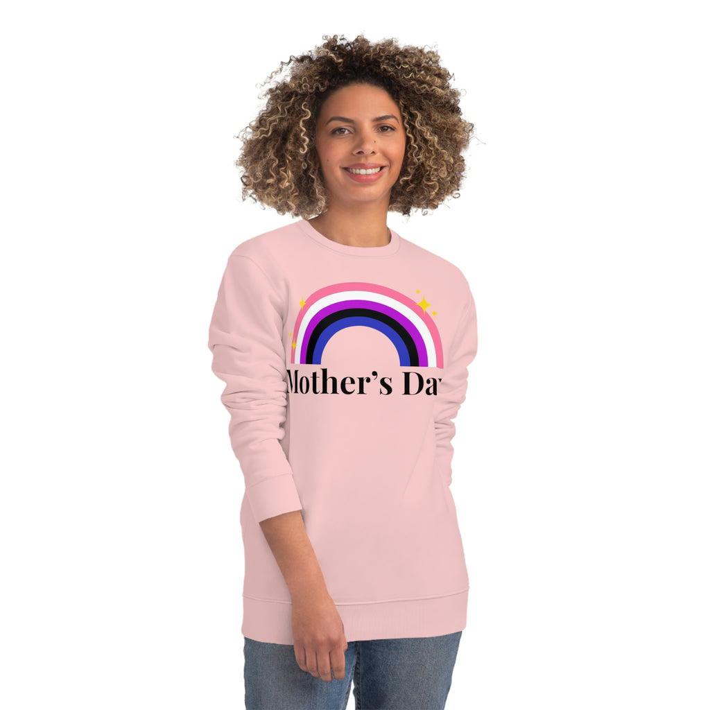 Genderfluid Pride Flag Sweatshirt Unisex Size - Mother's Day Printify