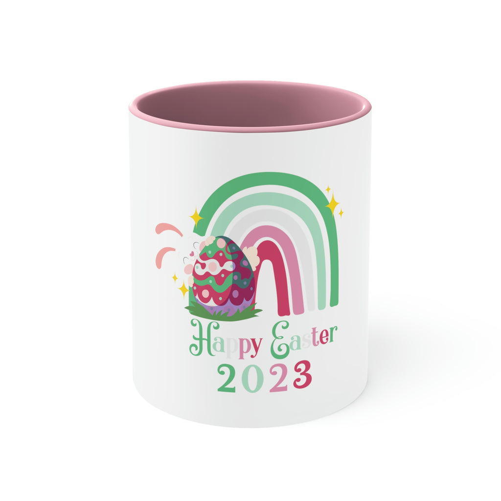 Abrosexual Flag Accent Coffee Mug Easter Festival - Happy Easter 2023 SHAVA