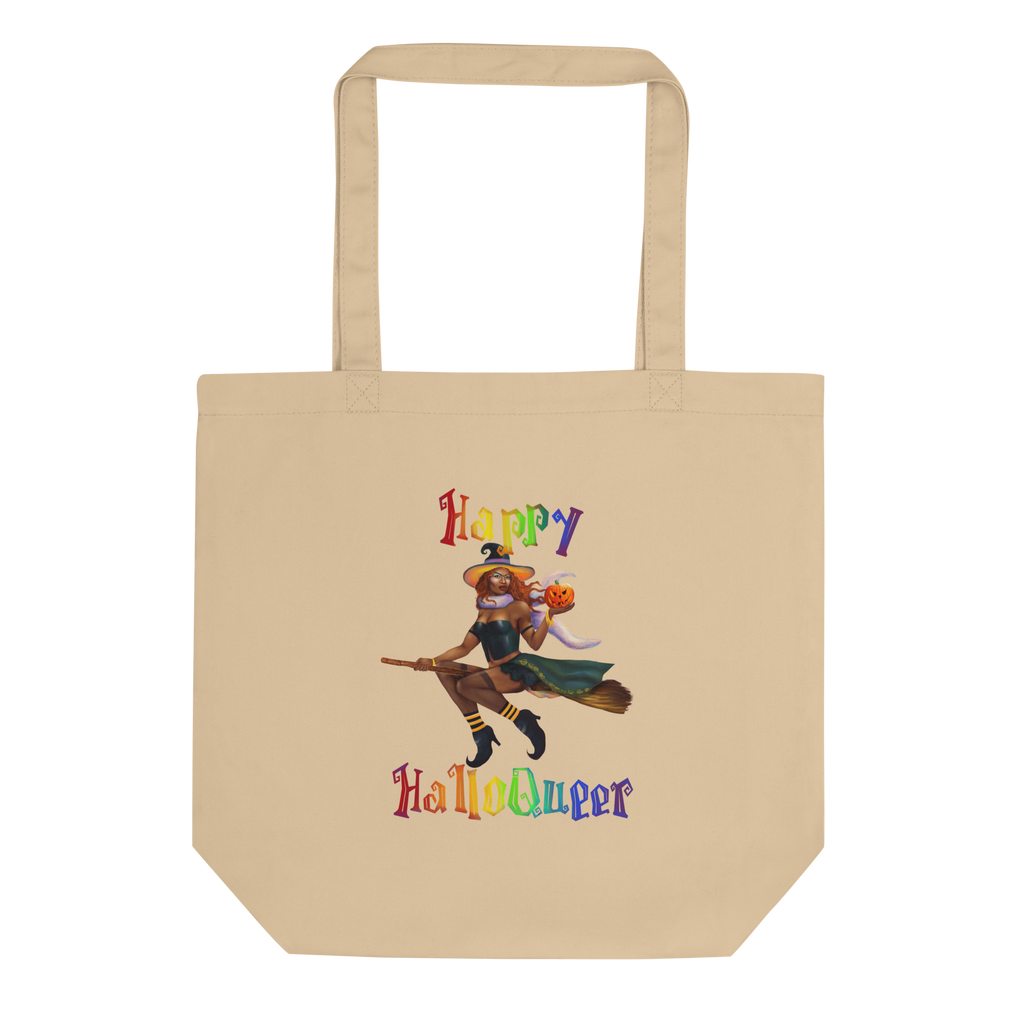 Transgender Halloween Eco Tote Bag-Trans Pride LGBT Halloween/Happy HalloQueer SHAVA