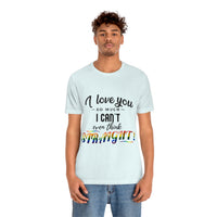 Thumbnail for LGBT Pride Flag  LGBTQ Affirmation T-shirt Unisex Size - I Can't Even Think Straight Printify