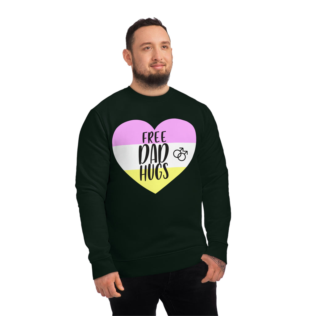 Twink Pride Flag Sweatshirt Unisex Size - Free Dad Hugs Printify