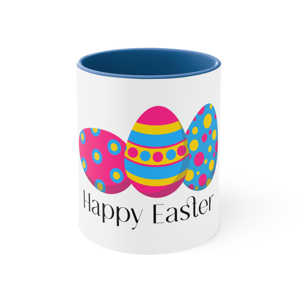 Pansexual Flag Accent Coffee Mug Easter Festival - Happy Easter SHAVA