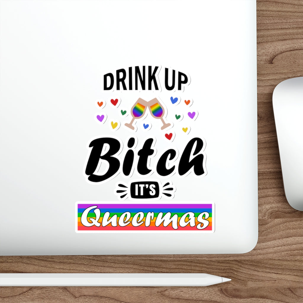 Christmas LGBTQ Die-Cut Stickers Printify