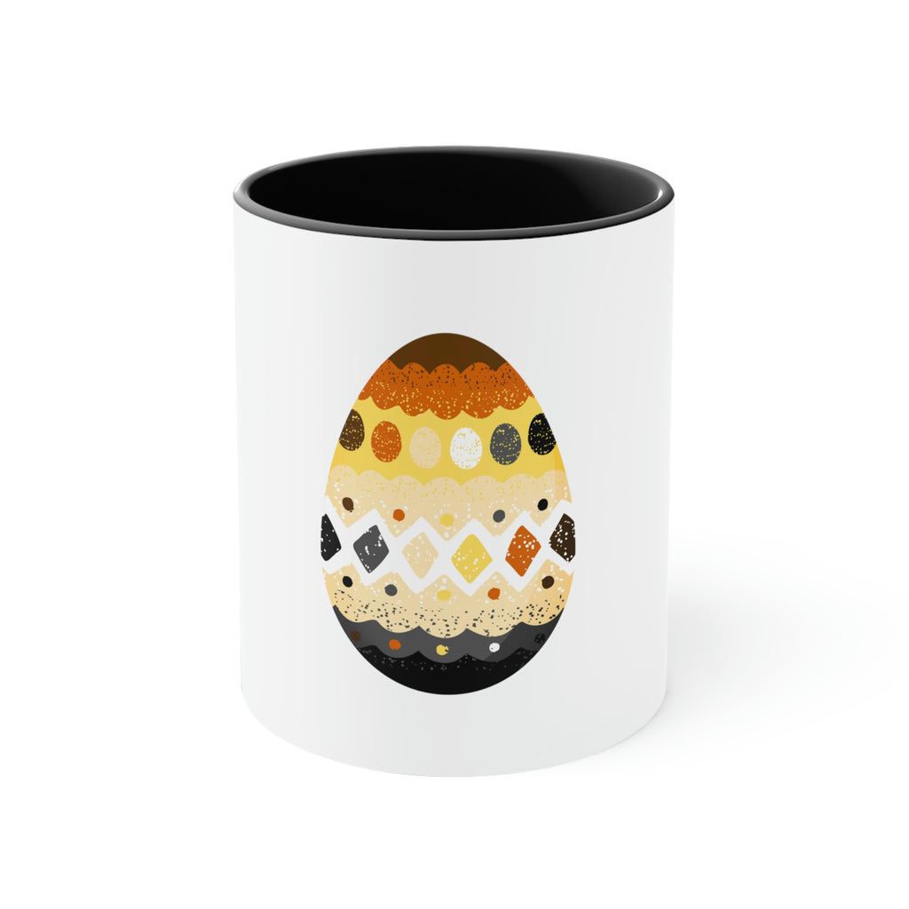Bear Flag Accent Coffee Mug Easter Festival - Easter Egg SHAVA