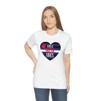 Thumbnail for Leather Pride Flag Mother's Day Unisex Short Sleeve Tee - Free Mom Hugs SHAVA CO
