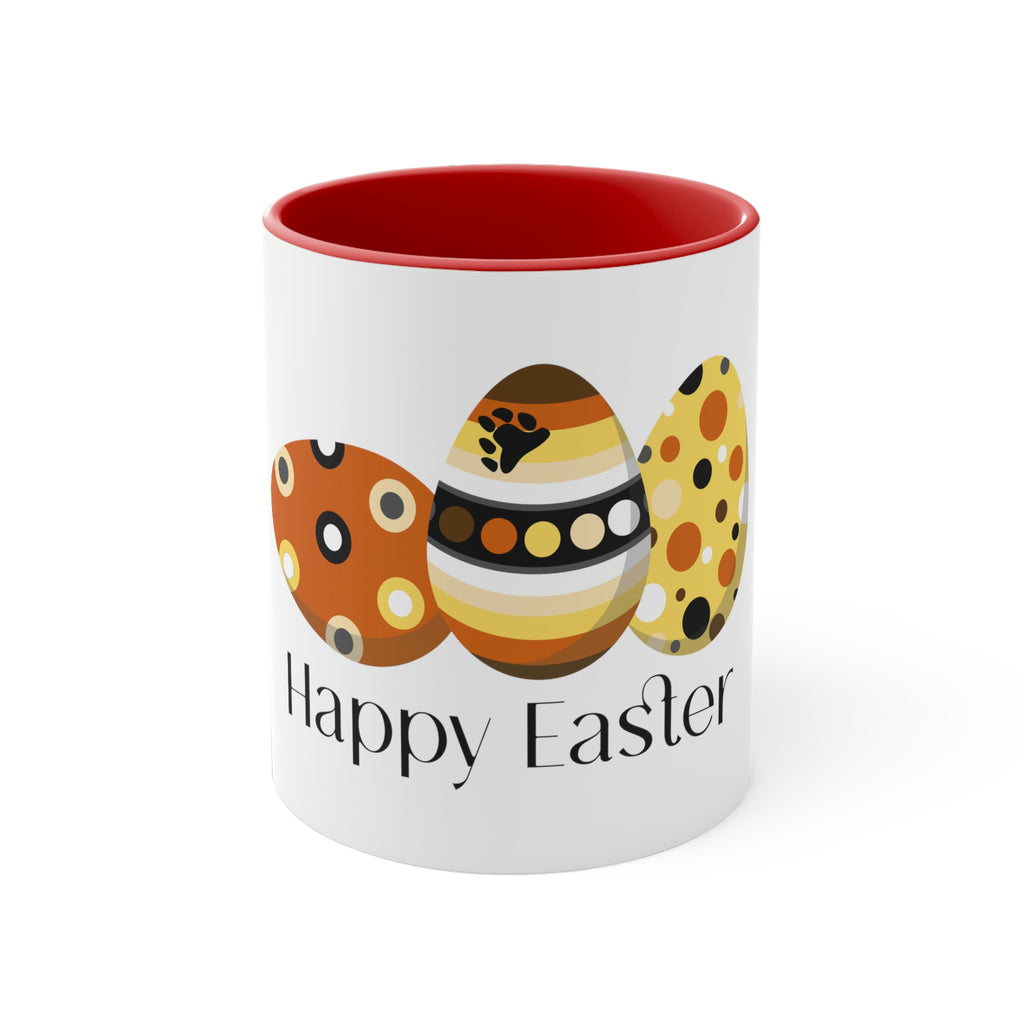 Bear Flag Accent Coffee Mug Easter Festival - Happy Easter SHAVA