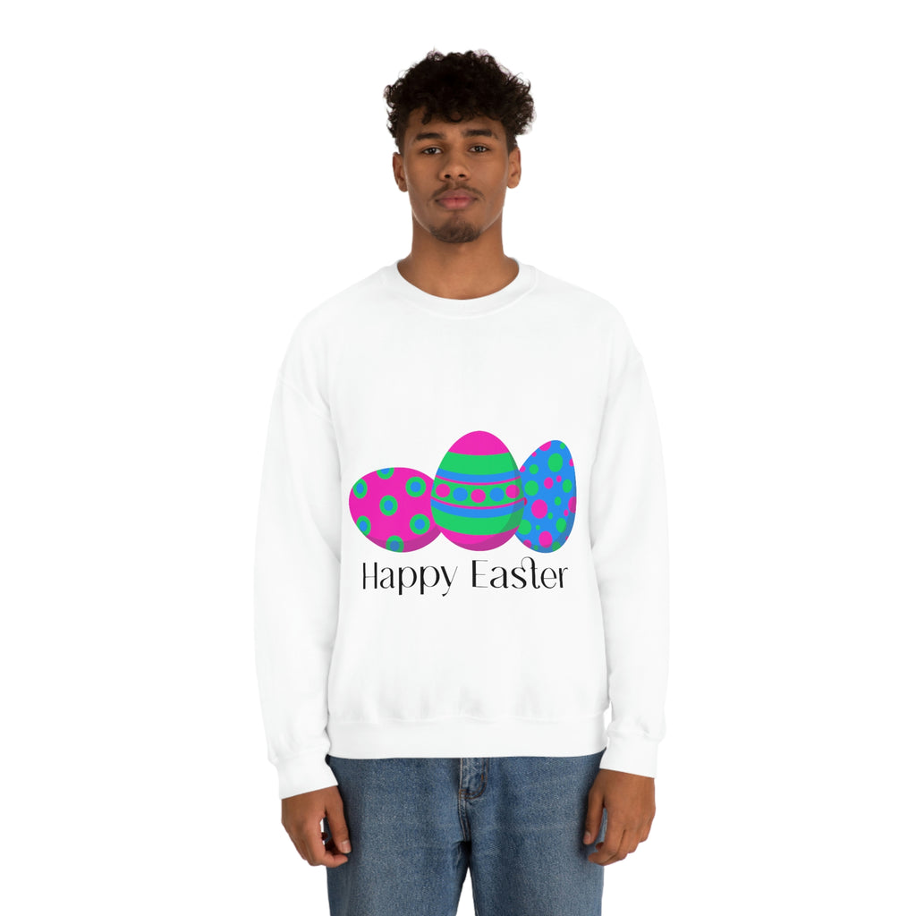 Polysexual Flag Heavy Blend Crewneck Sweatshirt Easter Festival Unisex Size - Happy Easter SHAVA
