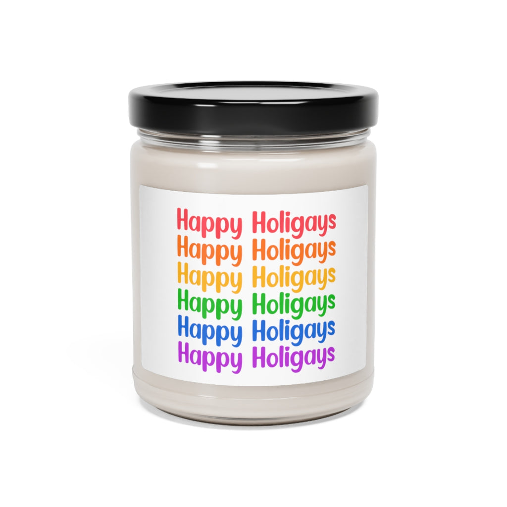 Christmas LGBTQ Custom Scented Soy Jar Candle, 9oz Printify