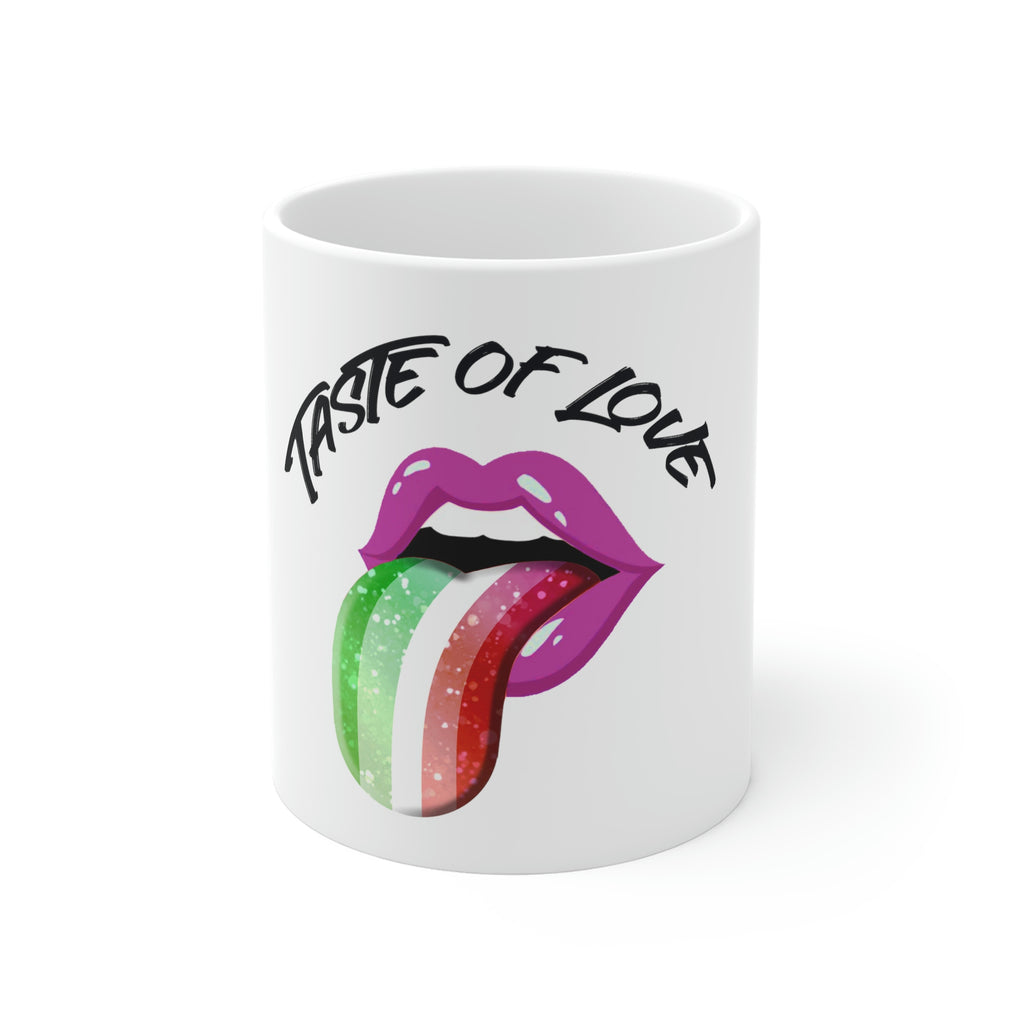 11oz White Mug - Taste Of Love Printify