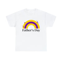 Thumbnail for SHAVA CO Intersexual Flag, Unisex Heavy Cotton Tee - Father's Day Printify