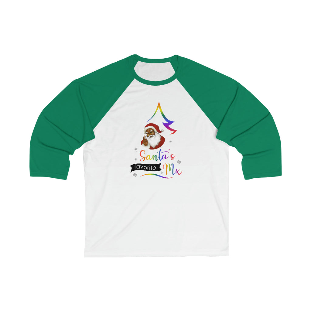 Unisex Christmas LGBTQ Long Sleeves Tee - Santa’s Favorite Mx Printify