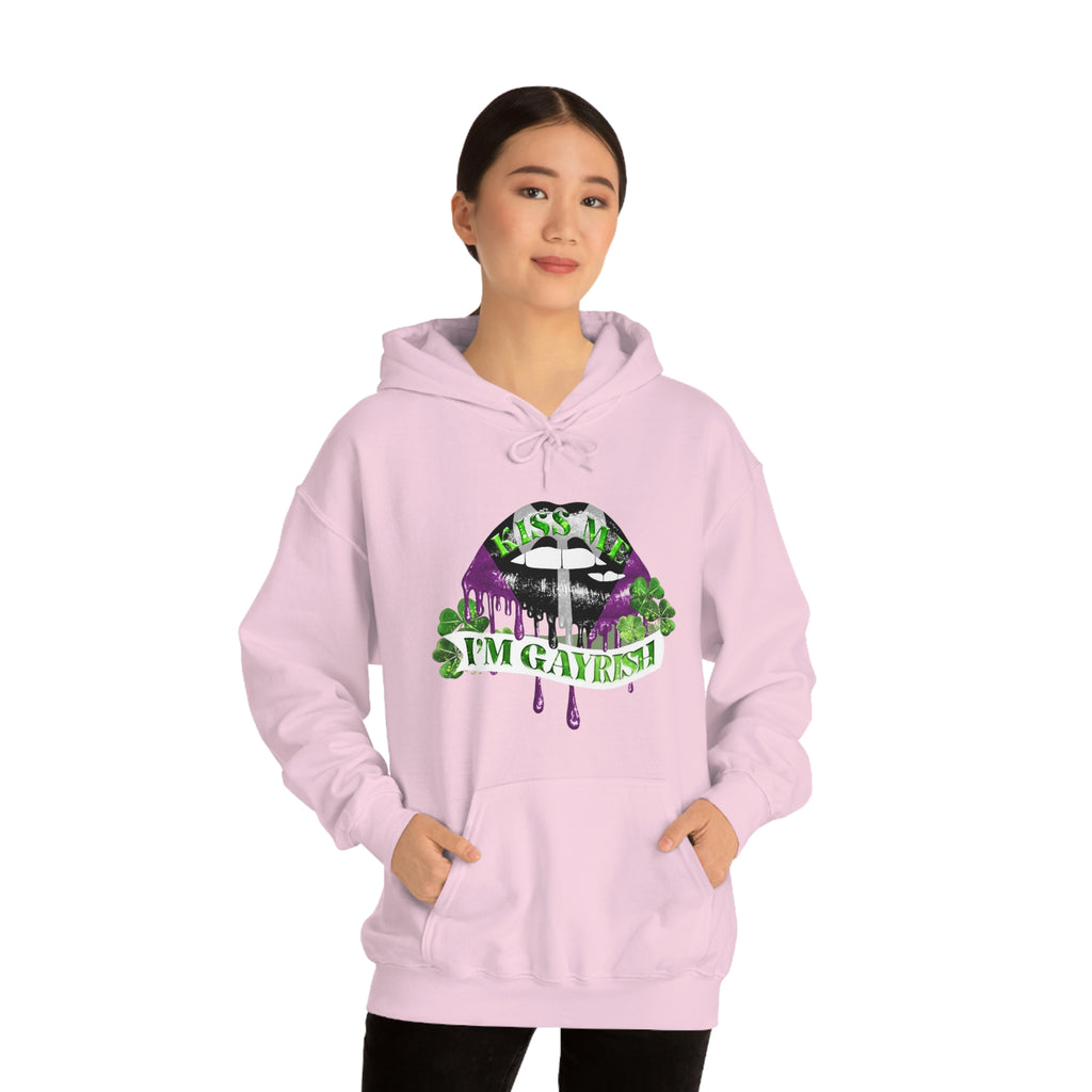 Labrys Lesbian Flag Hoodie St. Patrick's Day Unisex Size - Kiss Me SHAVA